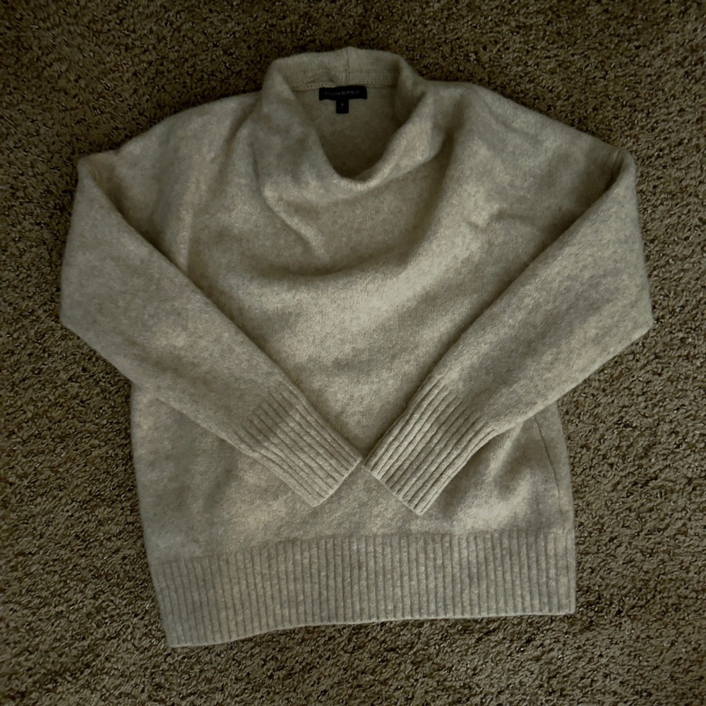 Banana Republic Oatmeal Cowl Neck Sweater